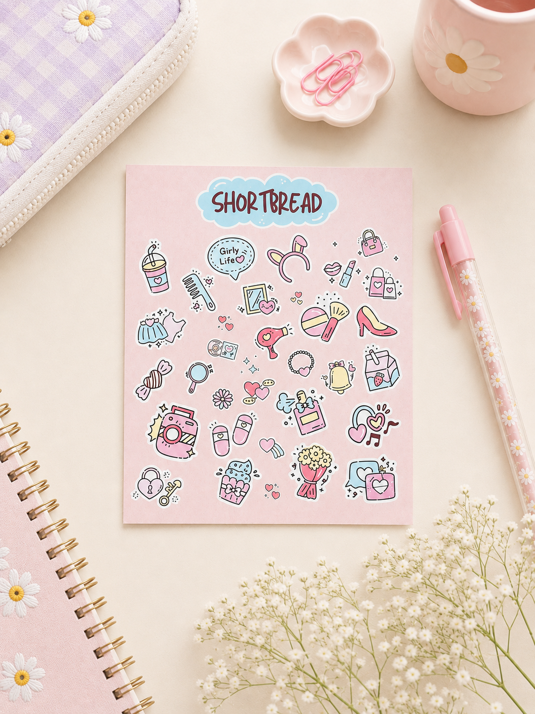 Girly Girl - Kawaii Sticker
