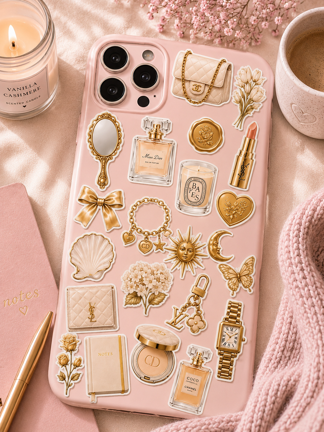 Gold - Journal Stickers