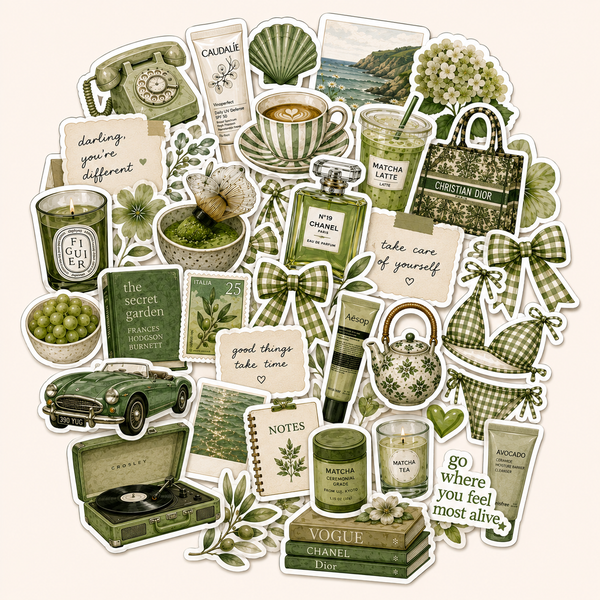 Green - Journal Stickers
