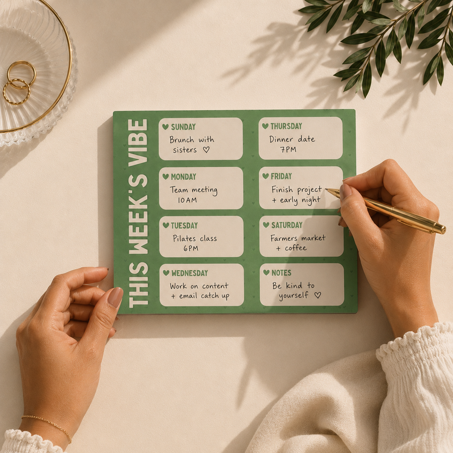 Paper Weekly Planner