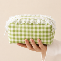 Green Checks - Pouch