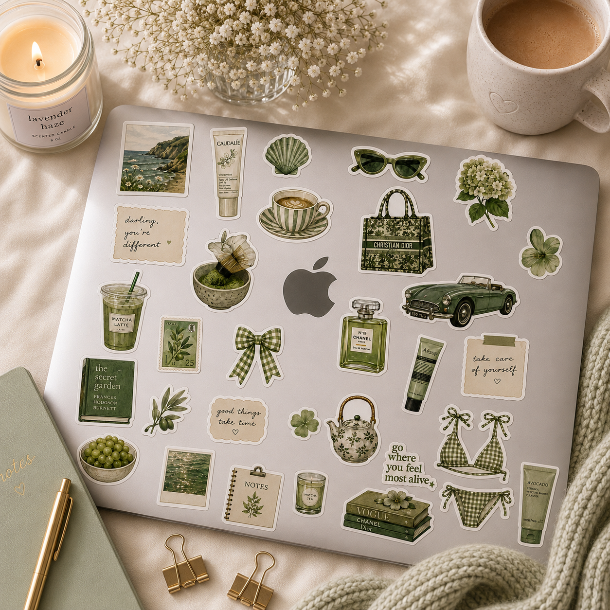 Green - Journal Stickers