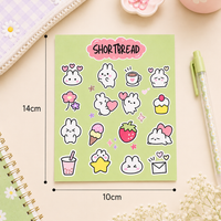 Green Bunny - Kawaii Sticker