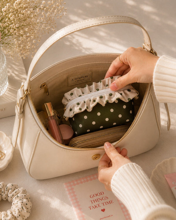 Mini Pistachio Cream - Polka Pouch