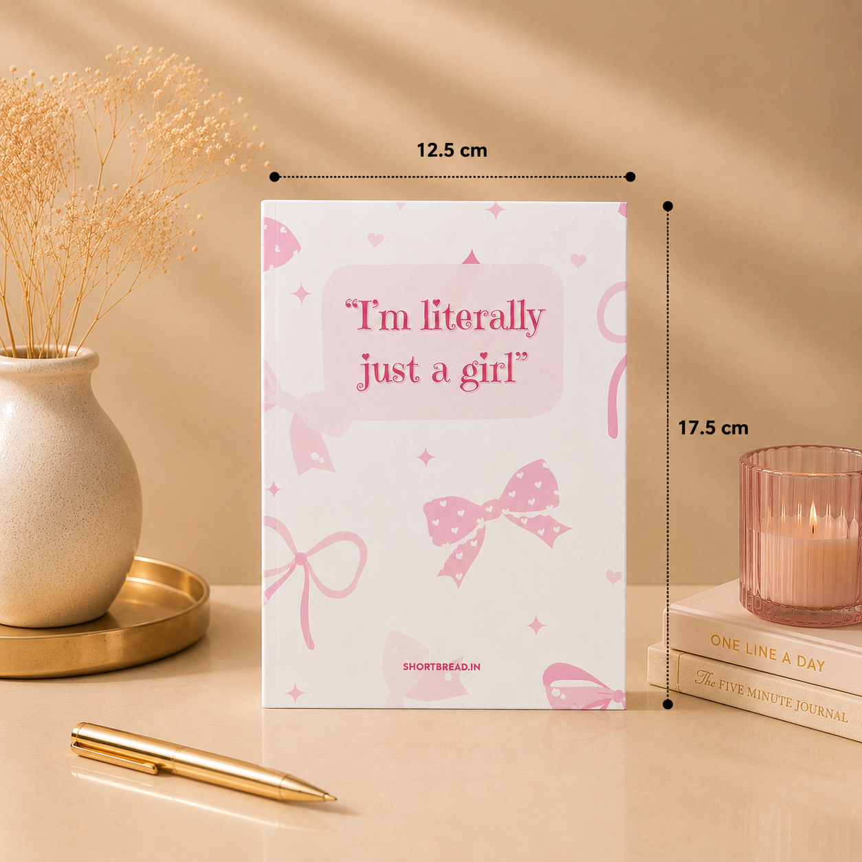 I’m Literally Just a Girl Mini Notebook - Cute & Girly Journal
