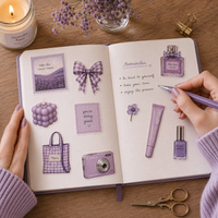 Lavendar - Journal Stickers