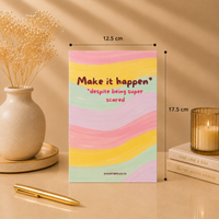 Make It Happen Mini Notebook - Fearless Pocket Journal