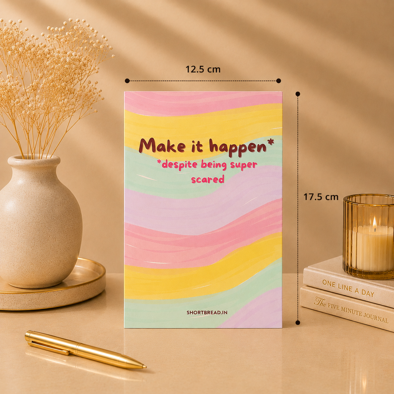 Make It Happen Mini Notebook - Fearless Pocket Journal