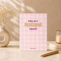 Make Your Dreams Happen Mini Notebook - Dream Journal