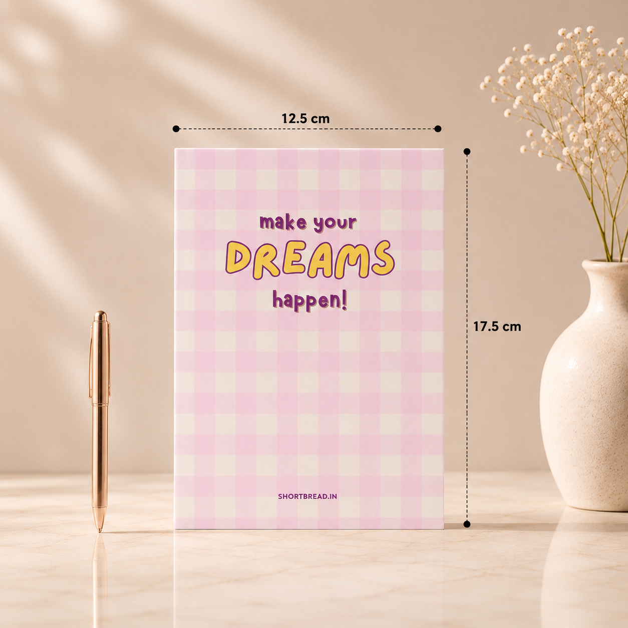 Make Your Dreams Happen Mini Notebook - Dream Journal