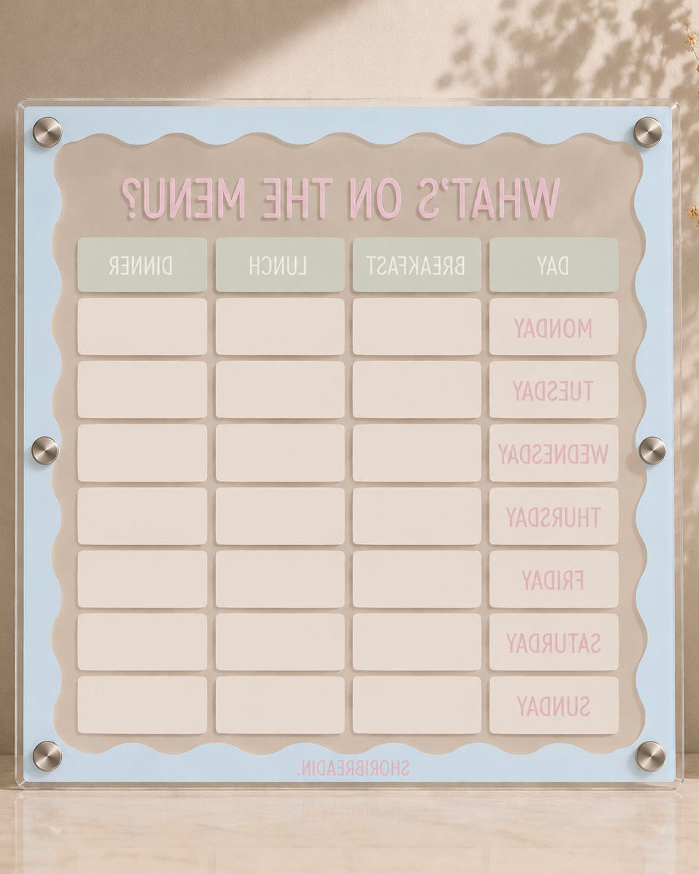 Meal Planner - Magnetic