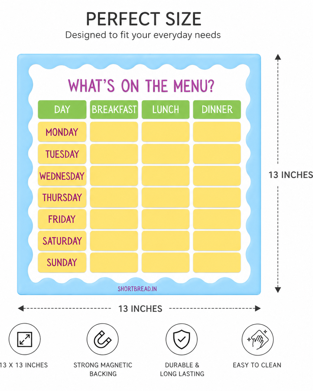 Meal Planner - Magnetic