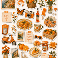 Orange - Journal Stickers