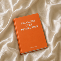 Progress Over Perfection – Hardbound Notebook