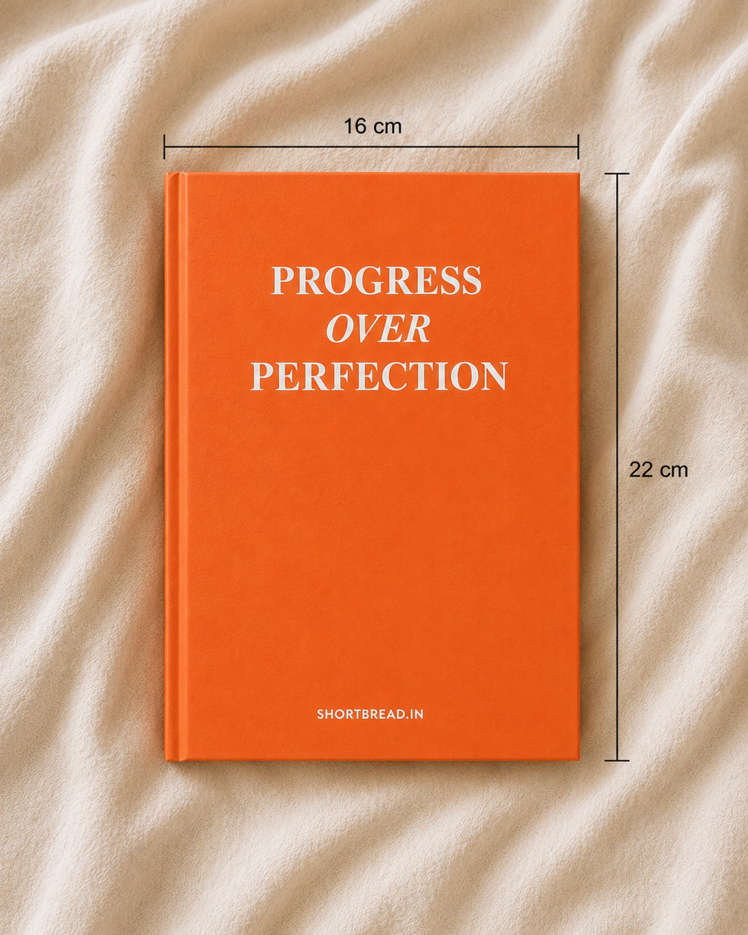 Progress Over Perfection – Hardbound Notebook