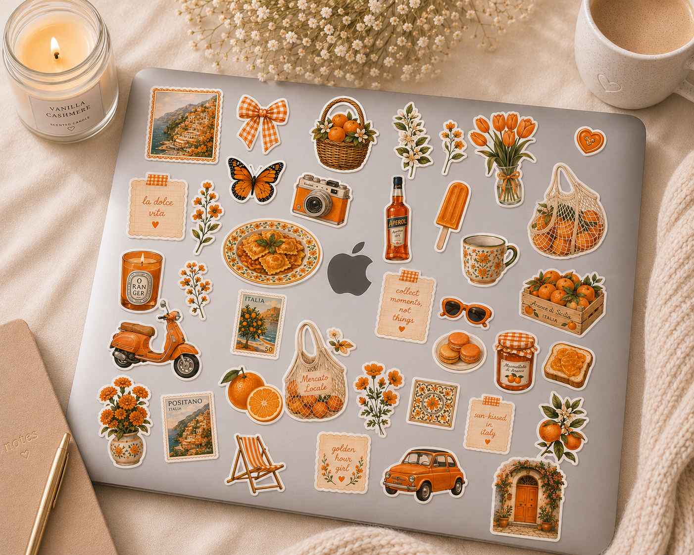 Orange - Journal Stickers