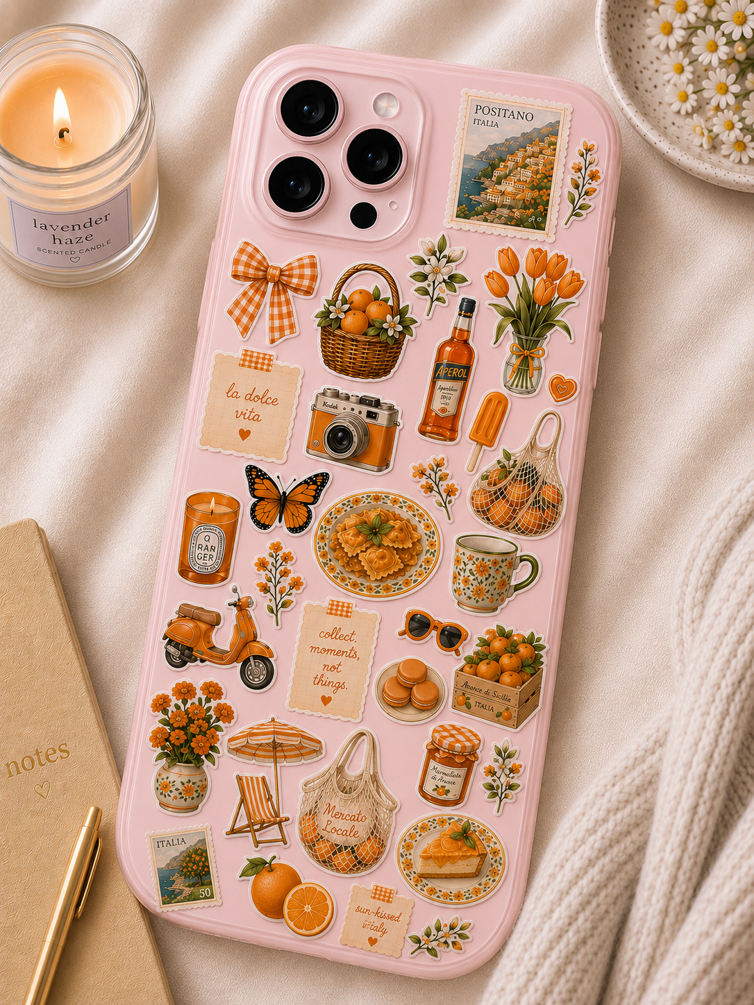 Orange - Journal Stickers