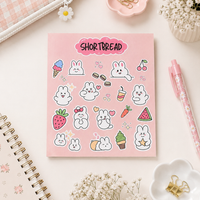 Peach Bunny - Kawaii Sticker