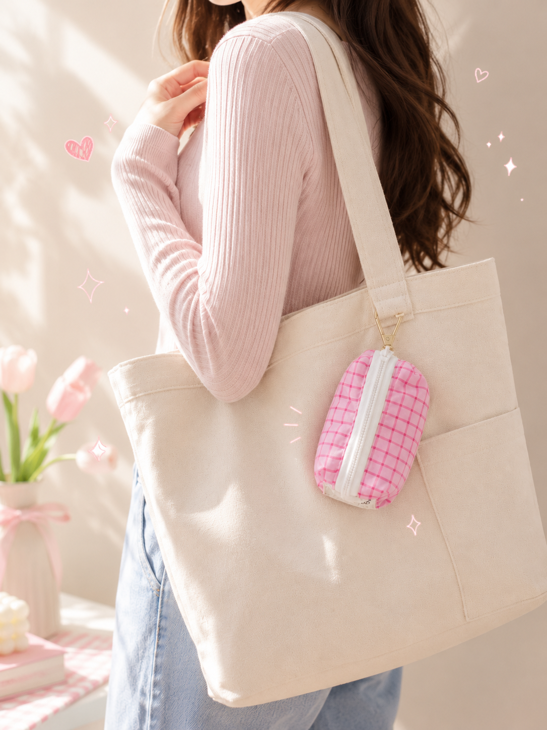 Bag Charm - Pink