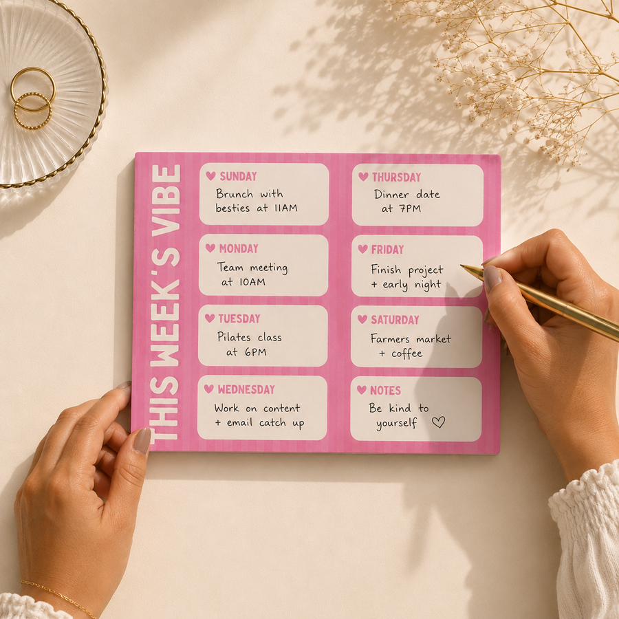 Paper Weekly Planner