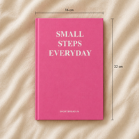 Small Steps Everyday – Hardbound Notebook