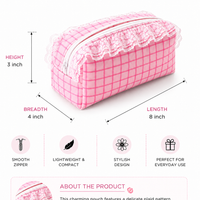 Pink Checks - Pouch