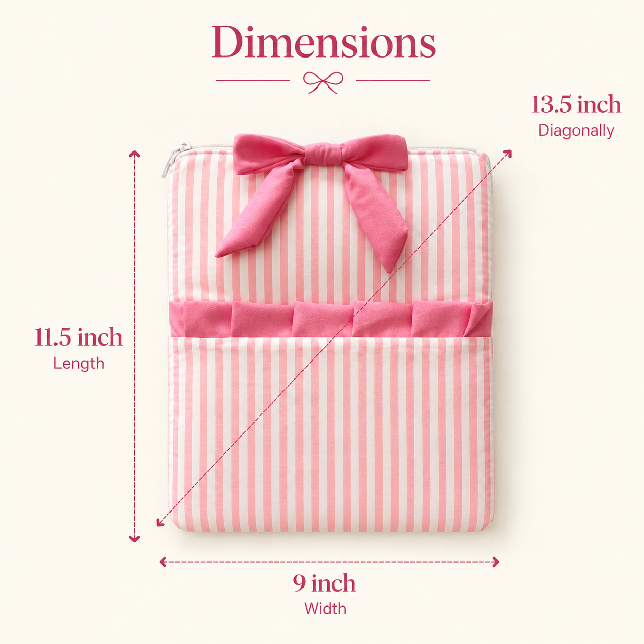 Pink - Ipad Sleeve
