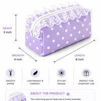 Purple Polka - Pouch