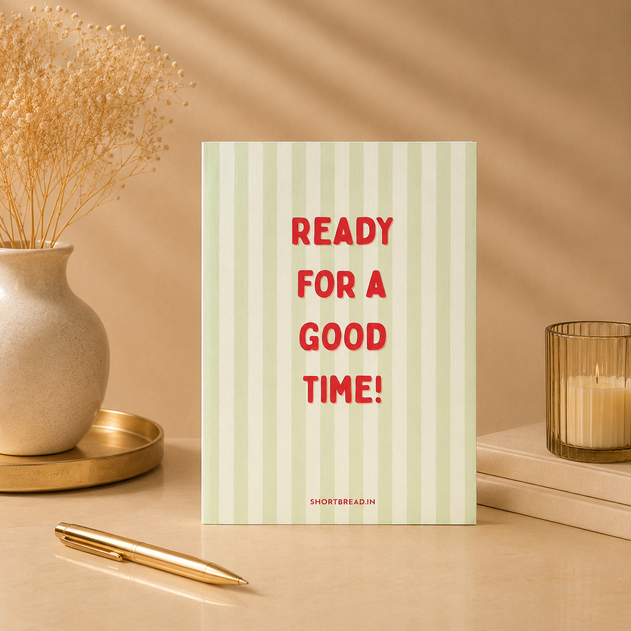Ready for a Good Time Mini Notebook - Fun Pocket Journal