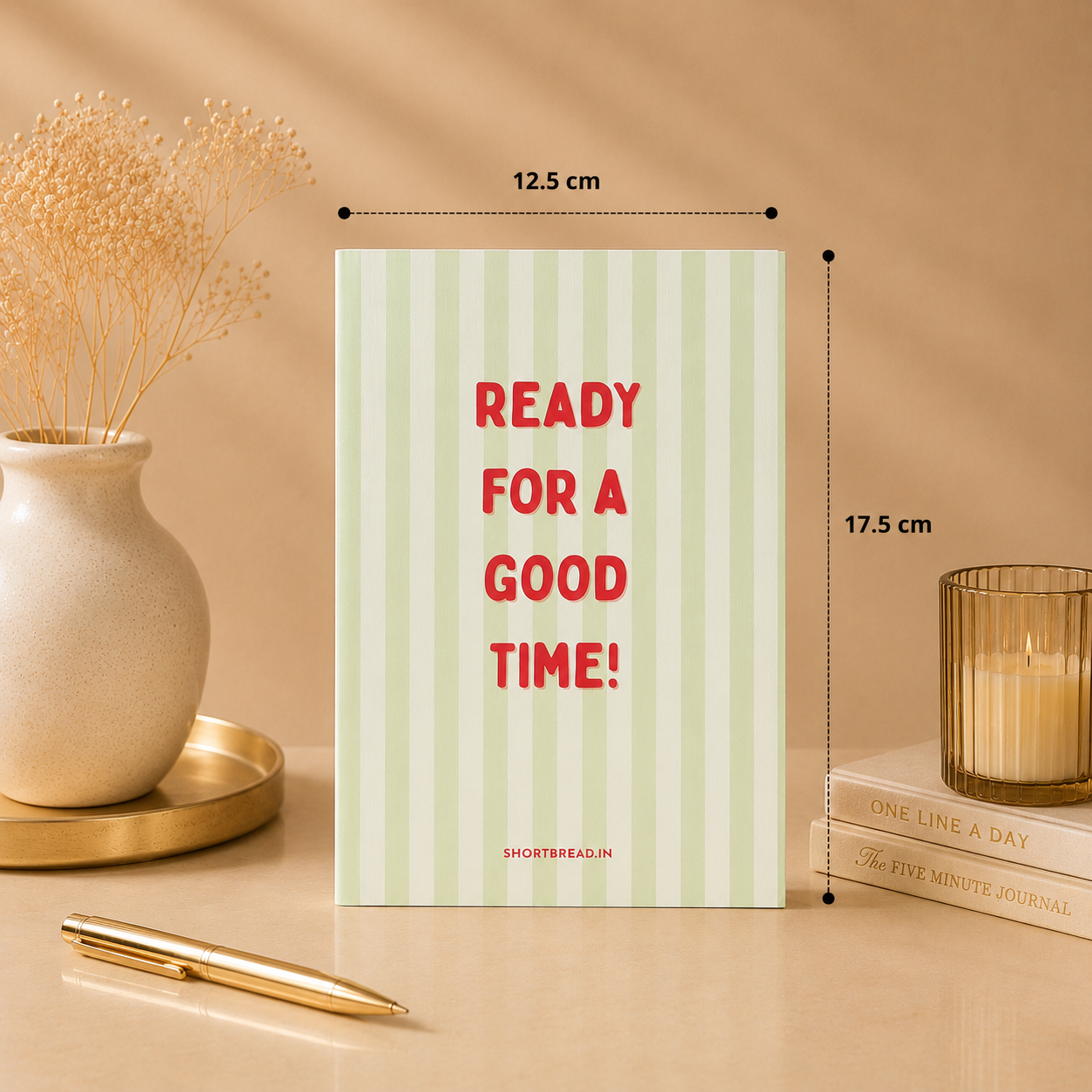 Ready for a Good Time Mini Notebook - Fun Pocket Journal
