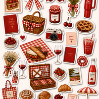 Red - Journal Stickers