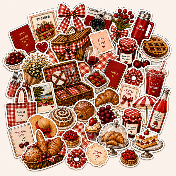 Red - Journal Stickers