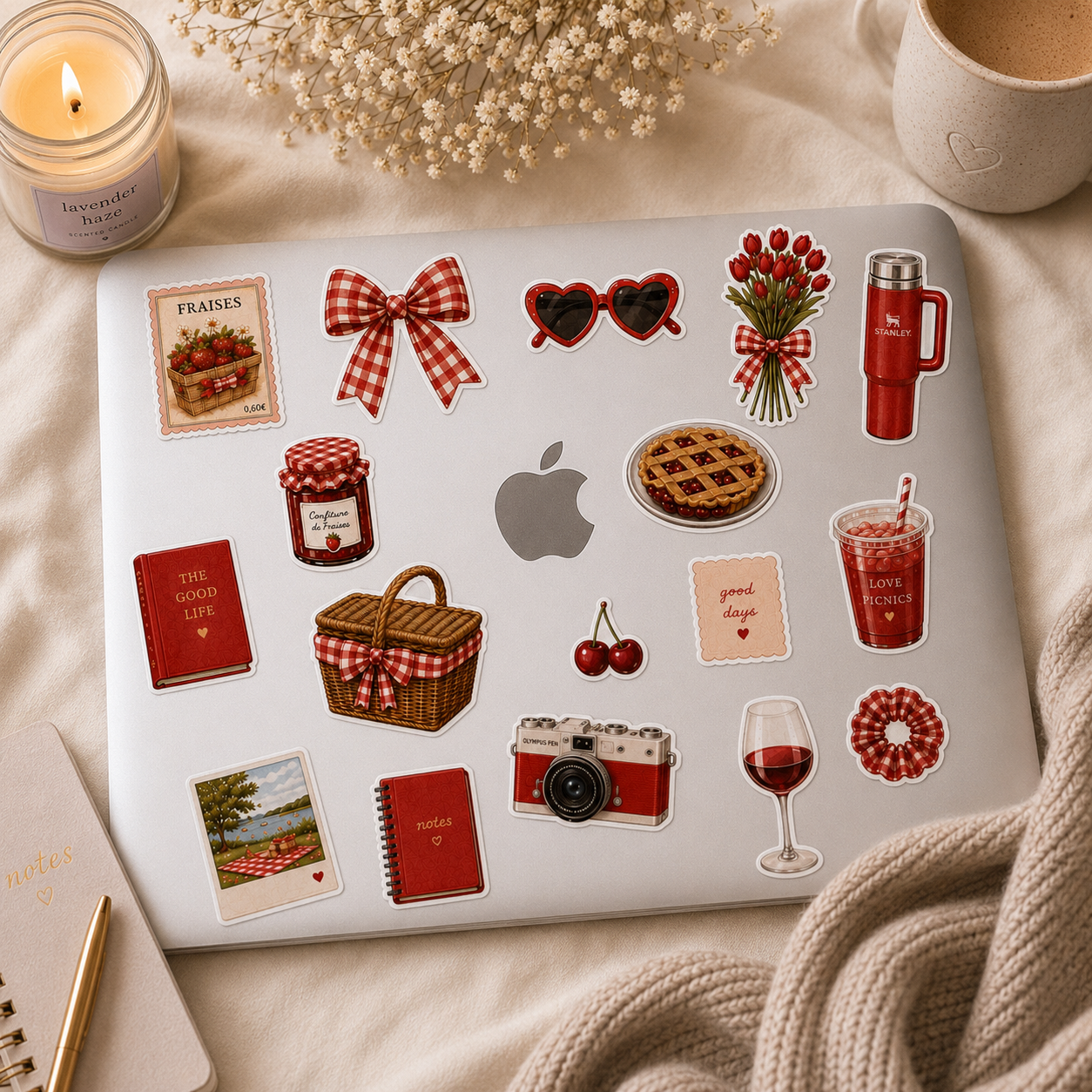 Red - Journal Stickers