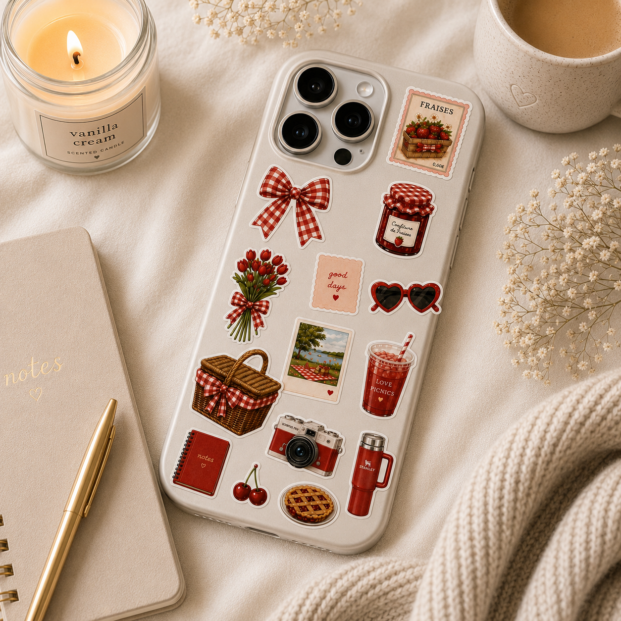 Red - Journal Stickers