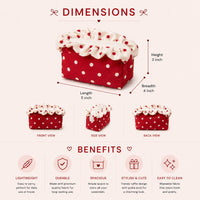 Mini Red Velvet - Polka Pouch