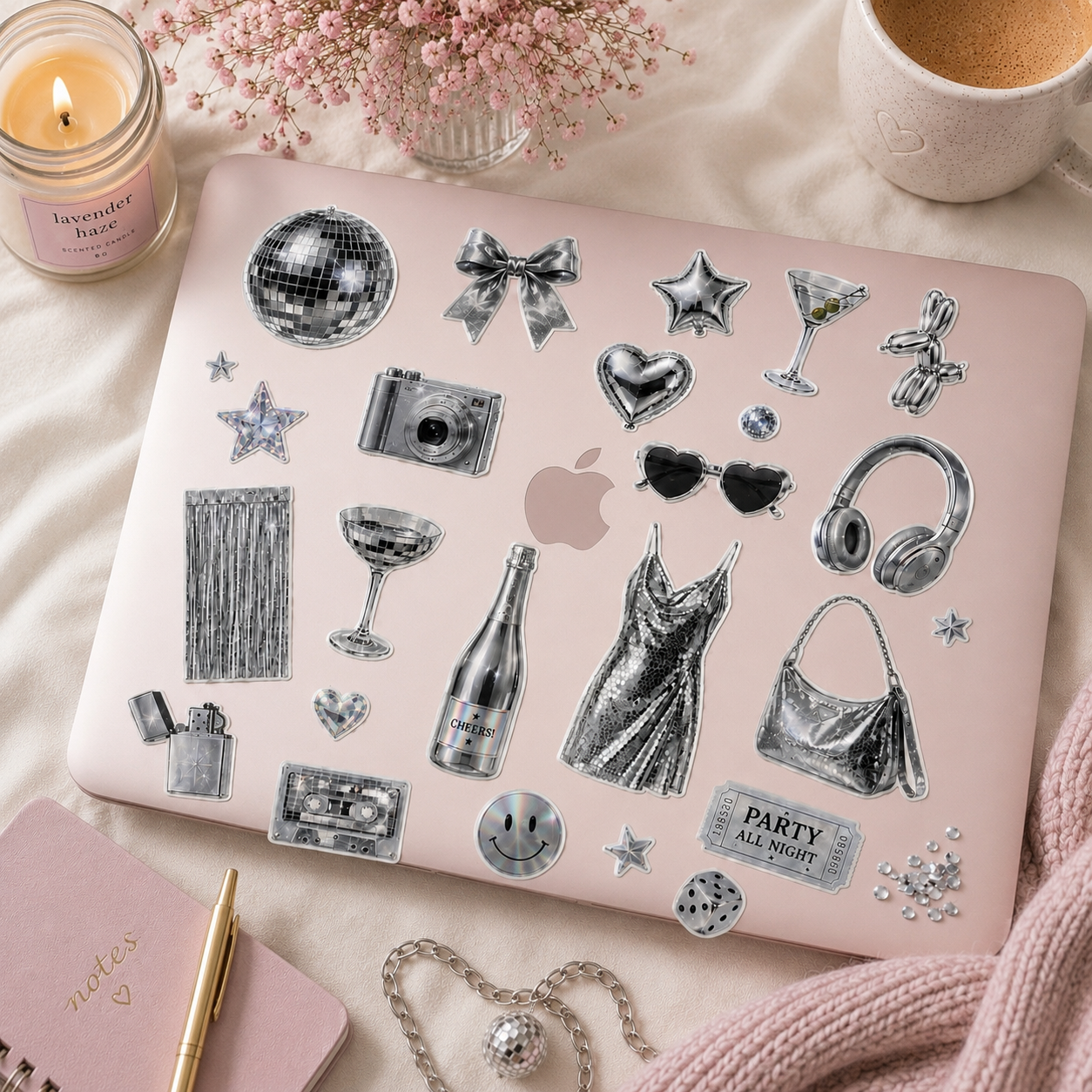 Silver - Journal Stickers