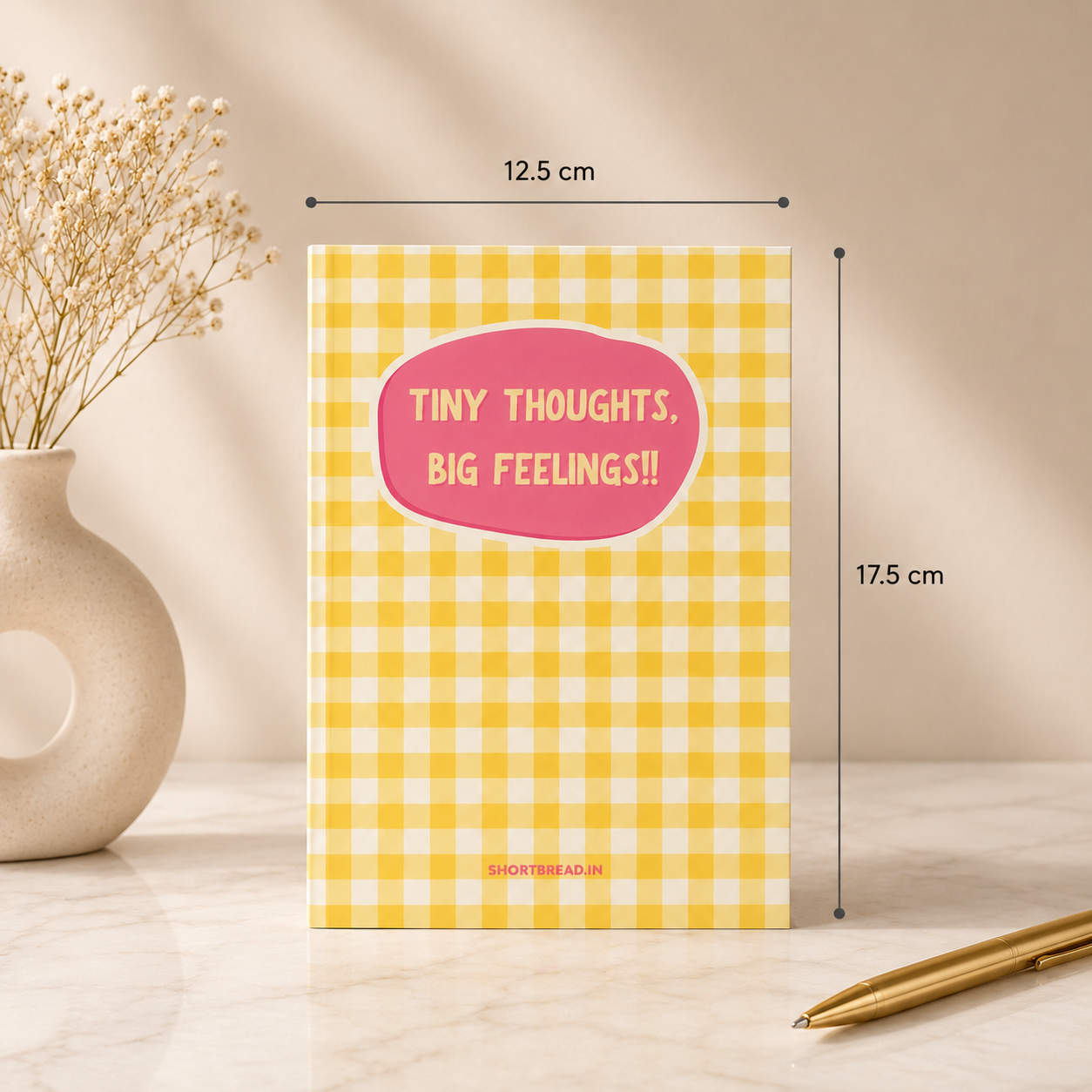 Tiny Thoughts Big Feelings Mini Notebook - Emotional Journal