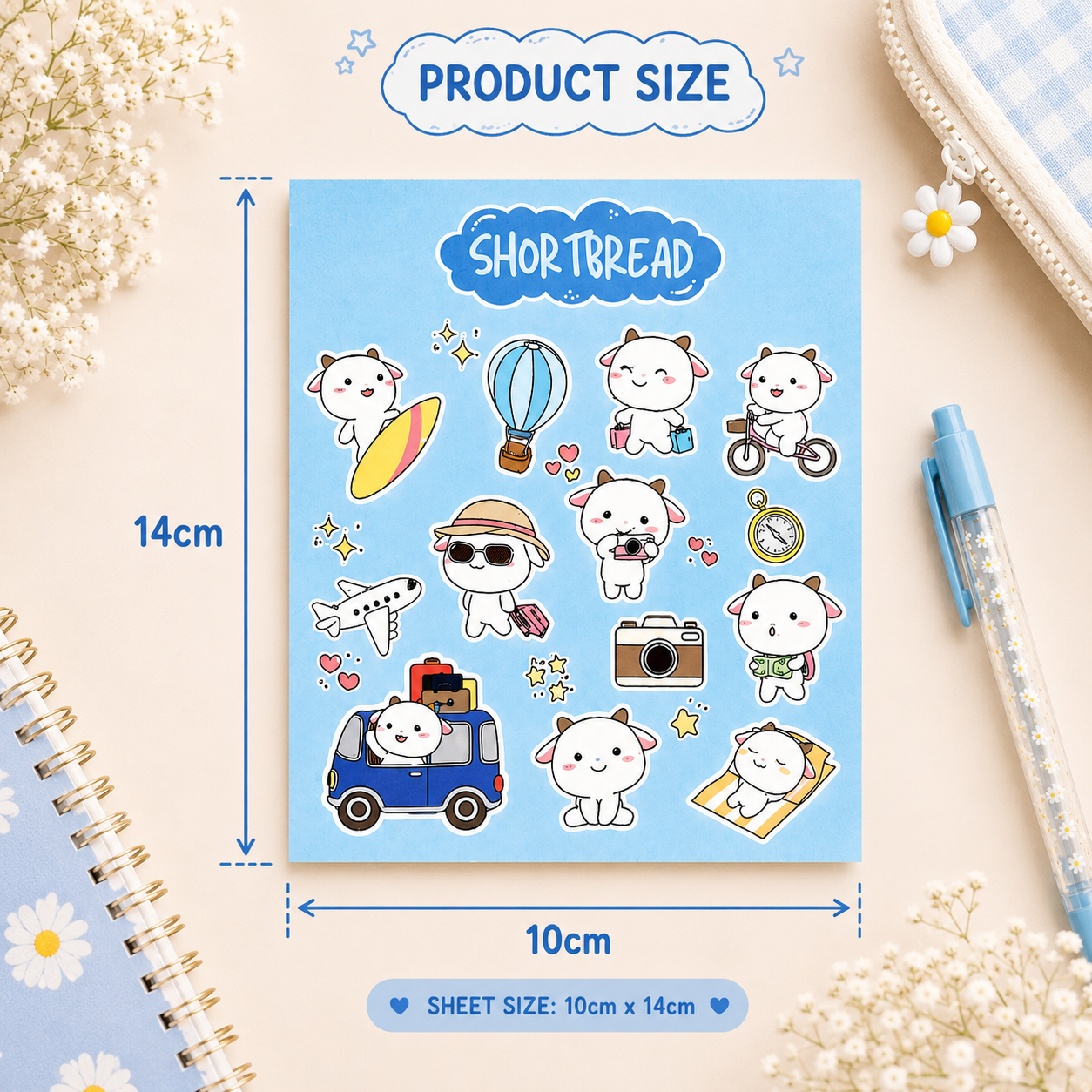 Cute Travel - Kawaii Sticker