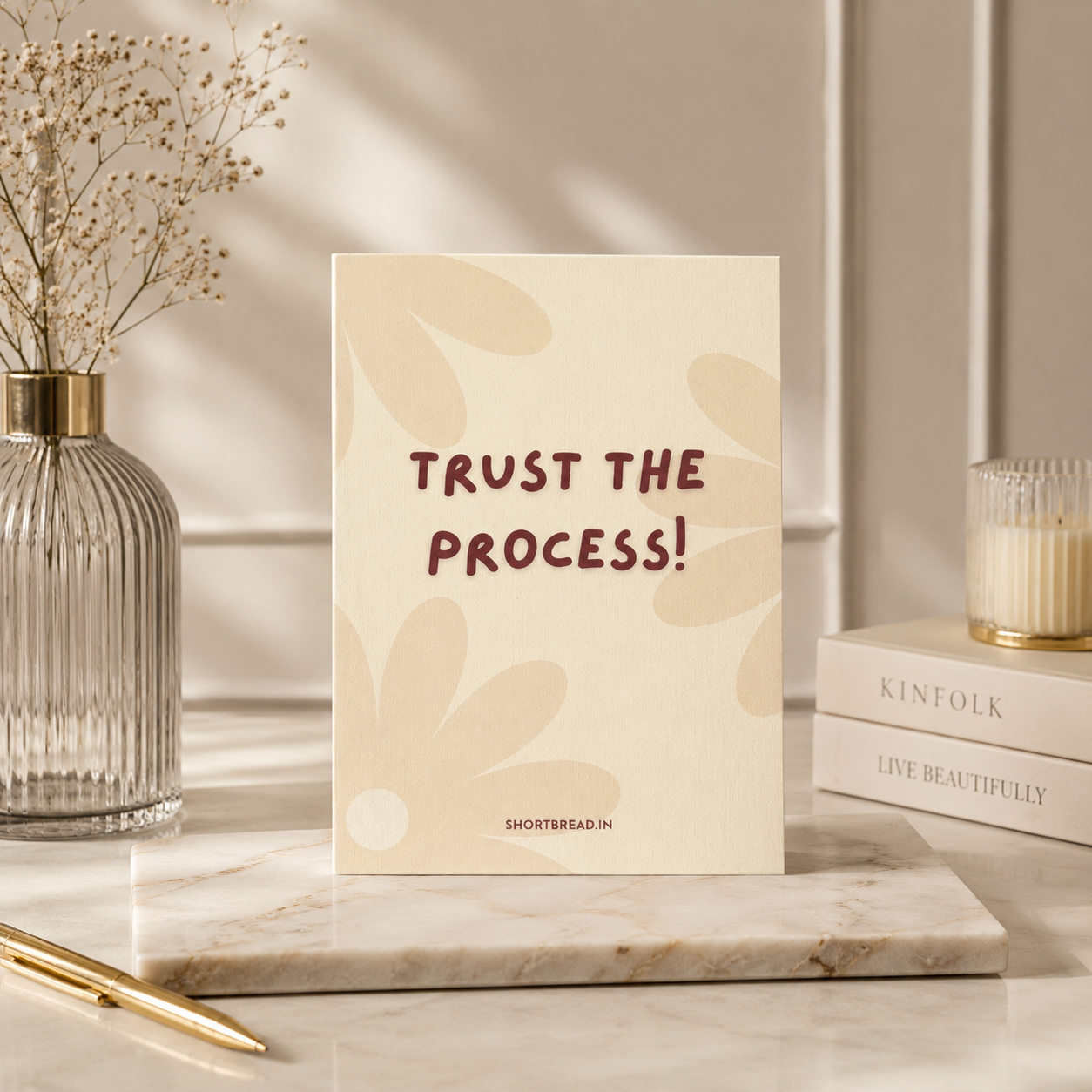 Trust the Process Mini Notebook - Pocket Journal