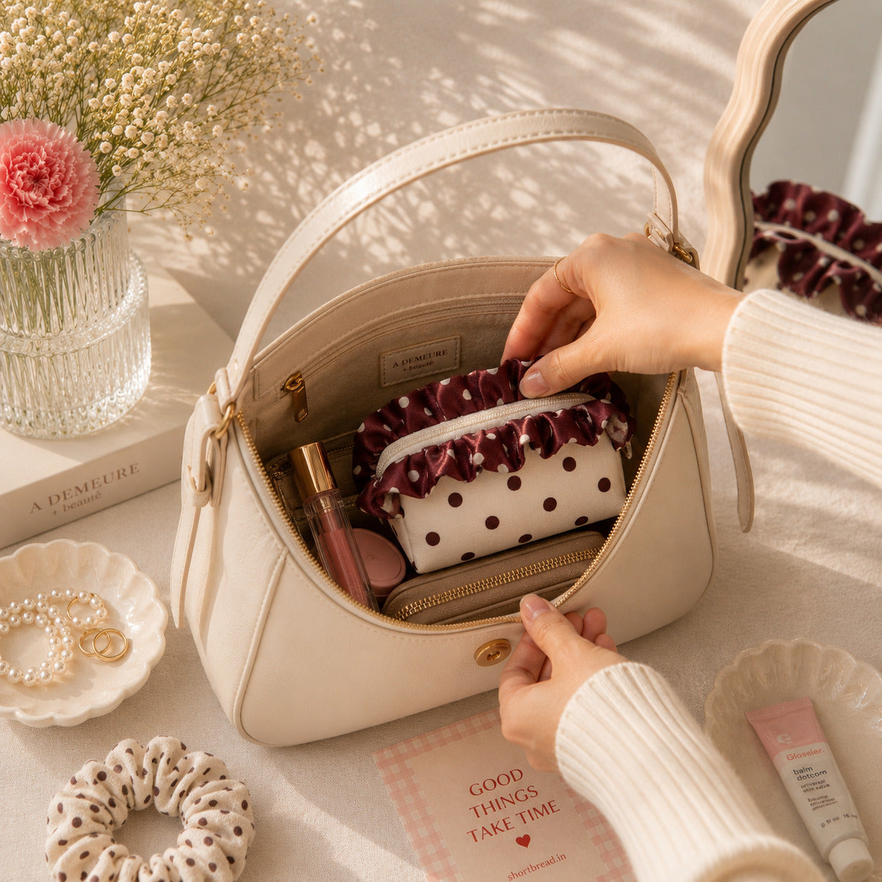 Mini Choco Vanilla Cheesecake - Polka Pouch