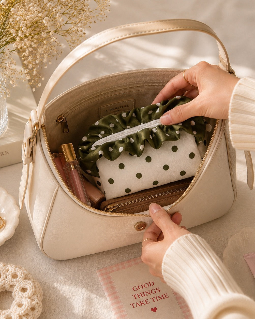 Mini Pistachio Cream Cheesecake - Polka Pouch