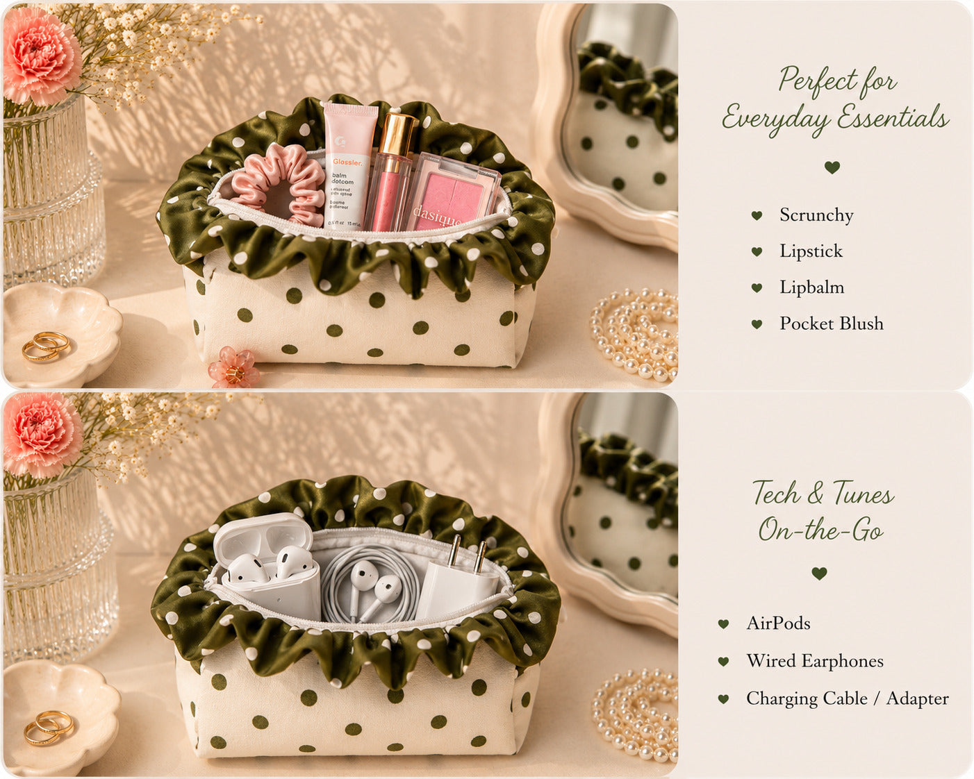 Mini Pistachio Cream Cheesecake - Polka Pouch