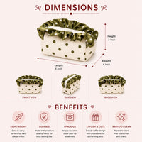 Mini Pistachio Cream Cheesecake - Polka Pouch
