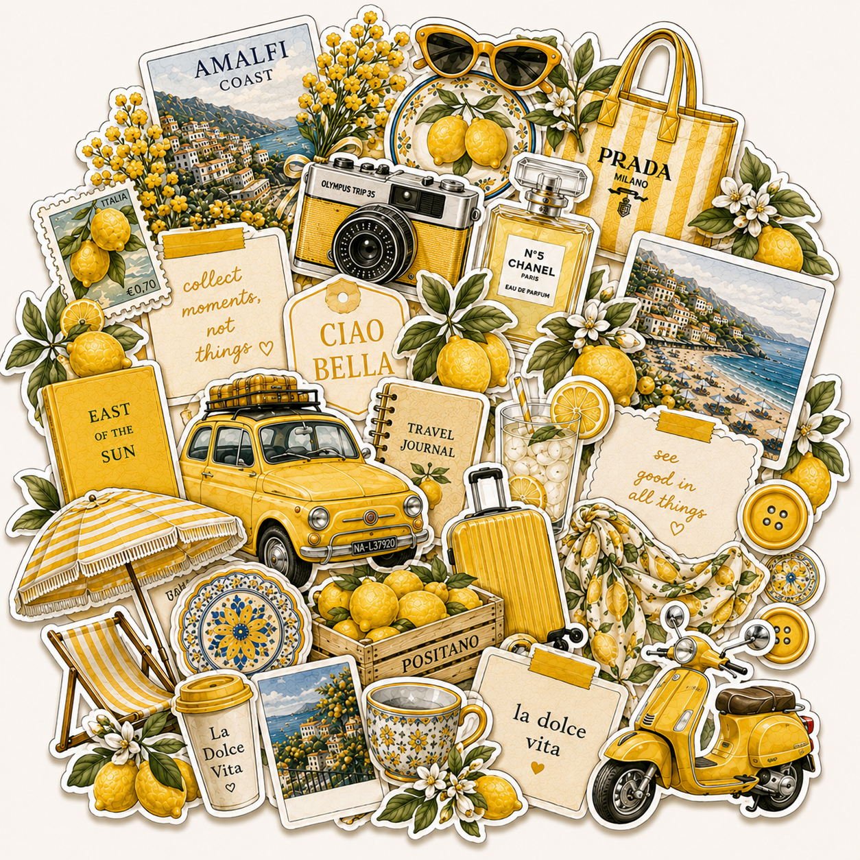 Yellow - Journal Stickers