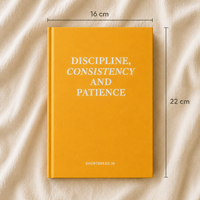 Discipline, Consistency and Patience – Hardbound Notebook