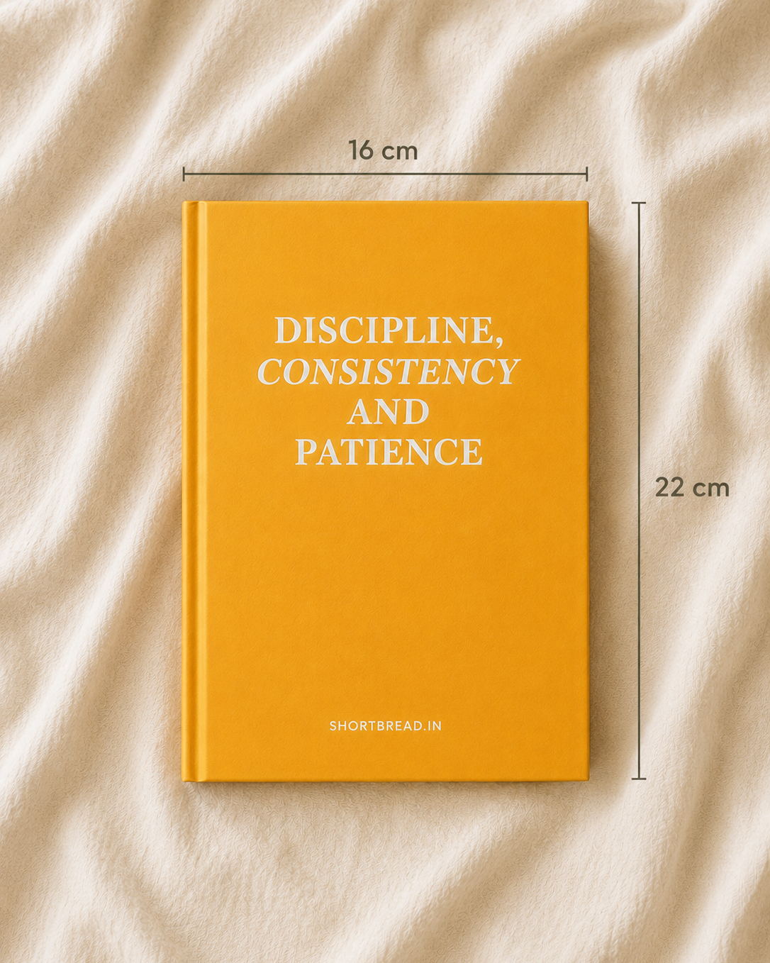 Discipline, Consistency and Patience – Hardbound Notebook