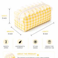 Yellow Checks - Pouch